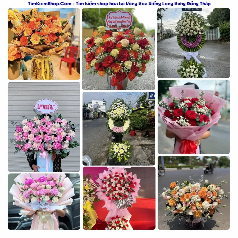 Tiệm Hoa Nhà Gạo - Tiệm Hoa Xã Long Hưng