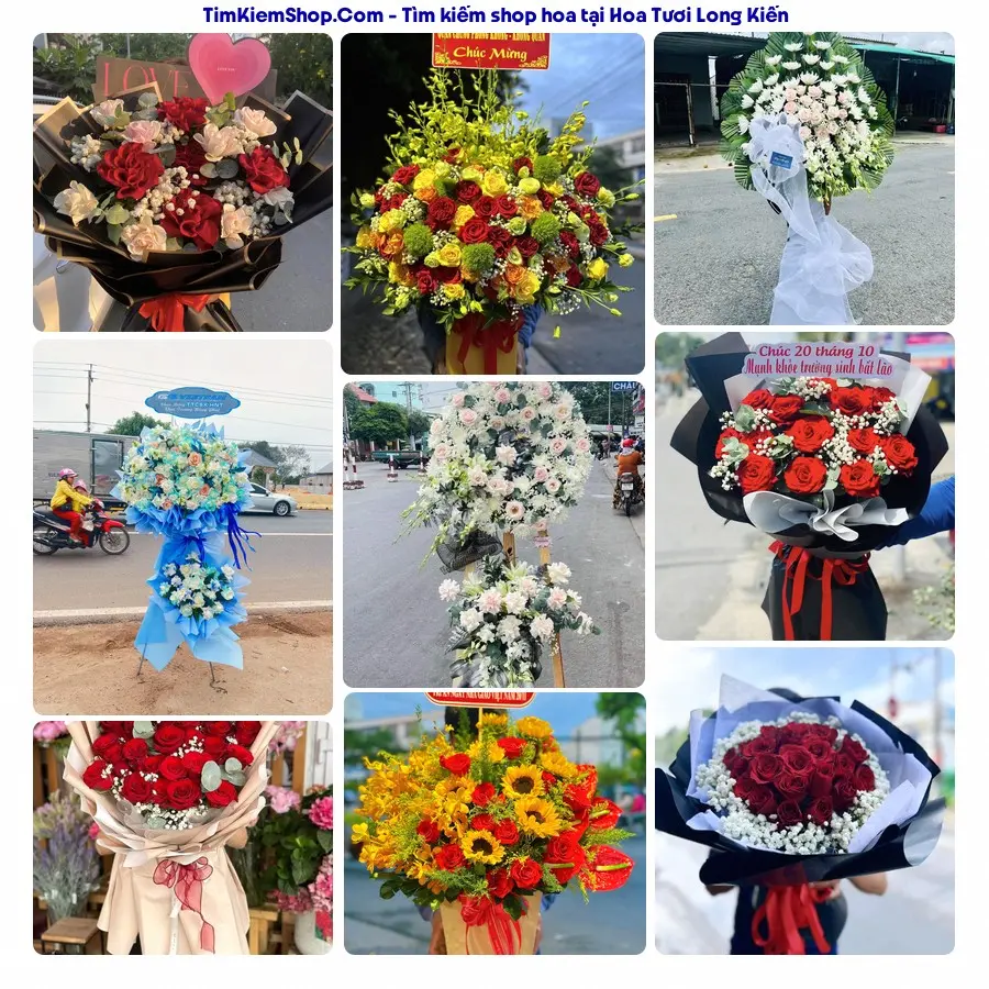 Tiệm Hoa Nhà Gạo - Tiệm Hoa Xã Long Kiến