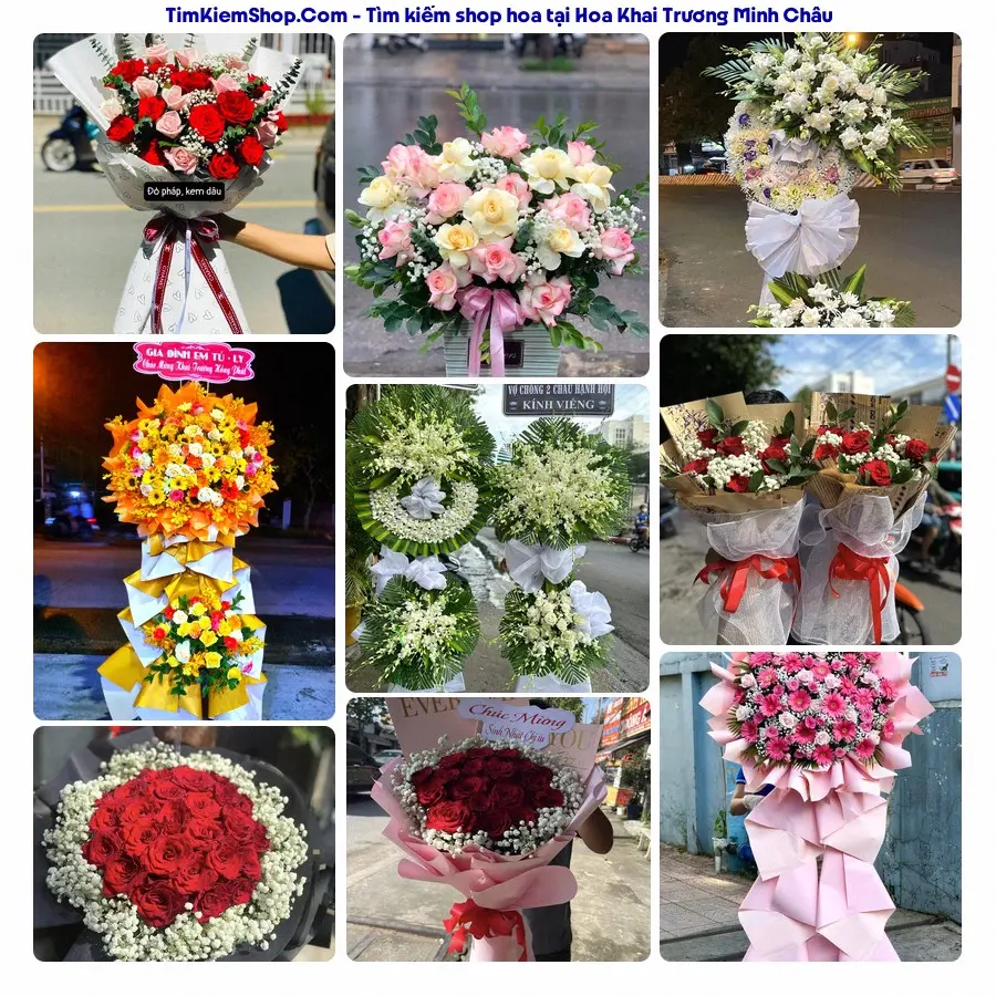 Tiệm Hoa Nhà Gạo - Tiệm Hoa Xã Minh Châu