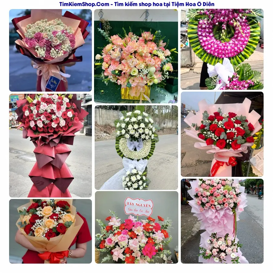 Tiệm Hoa Nhà Gạo - Tiệm Hoa Xã Ô Diên