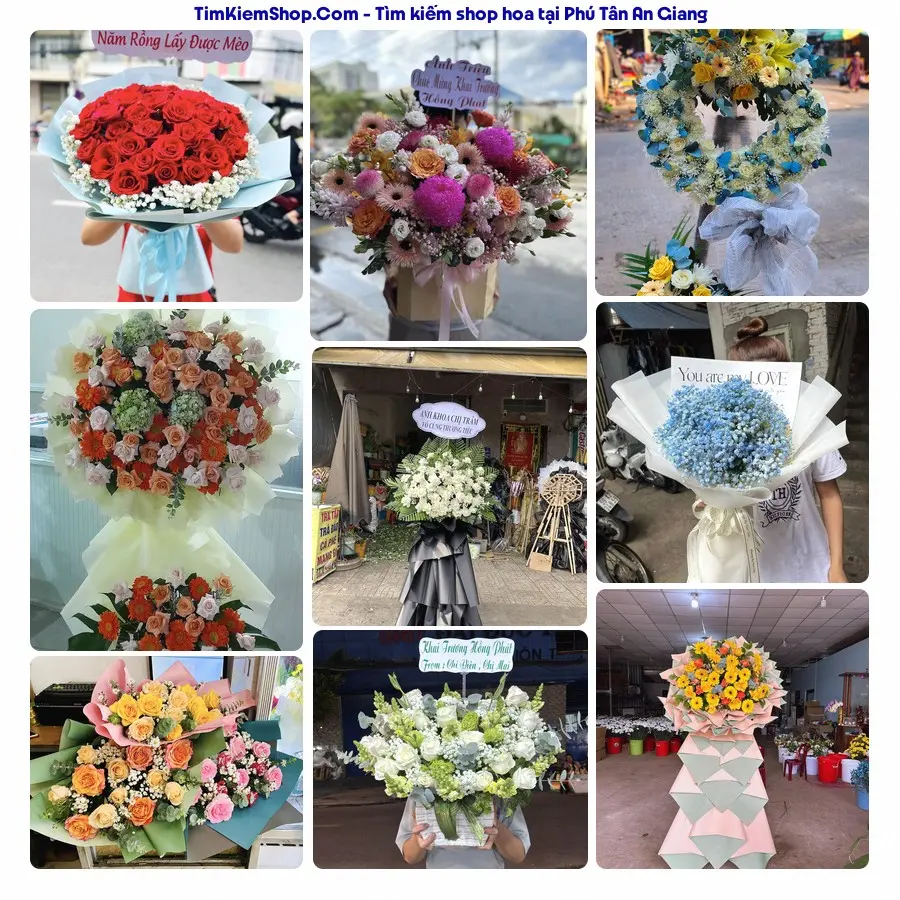 Tiệm Hoa Nhà Gạo - Tiệm Hoa Xã Phú Tân