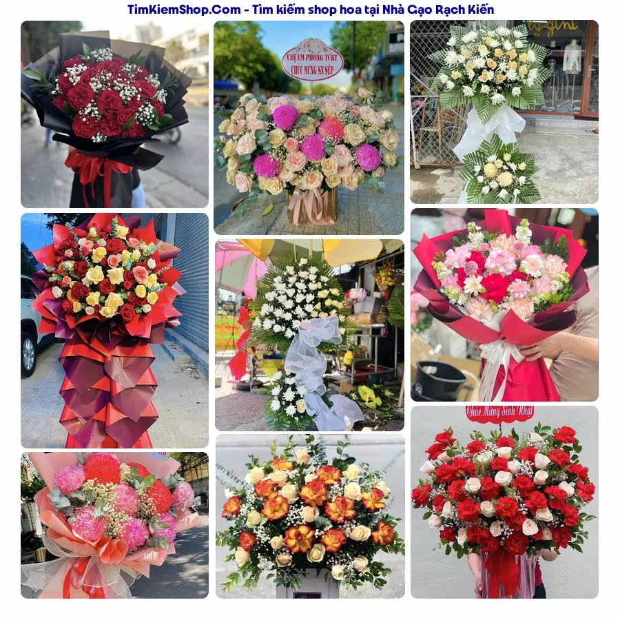 Tiệm Hoa Nhà Gạo - Tiệm Hoa Xã Rạch Kiến