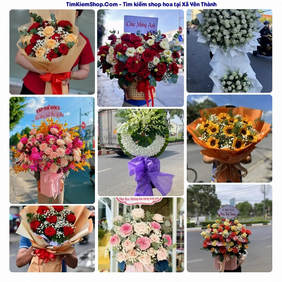 Tiệm Hoa Nhà Gạo - Tiệm Hoa Xã Yên Thành