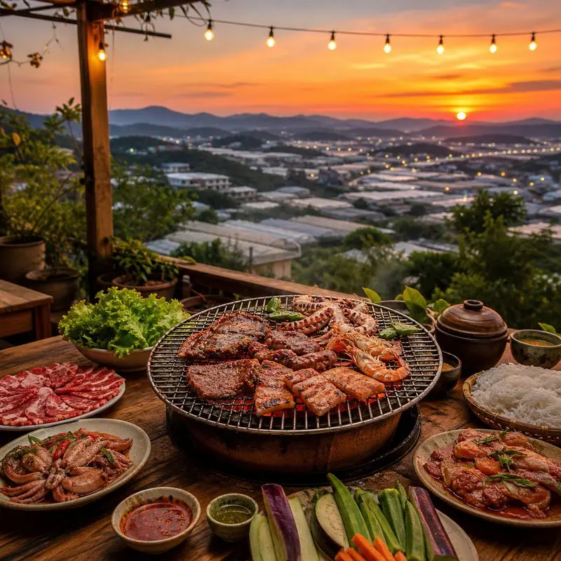 Tiệm nướng Xóm Lèo Đà Lạt: BBQ ngắm hoàng hôn ở Trại Mát