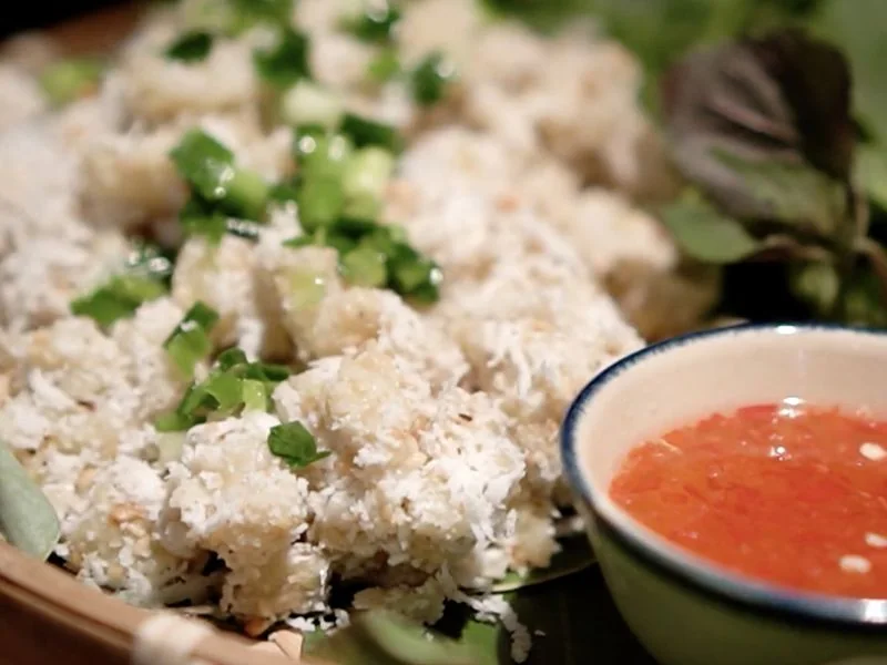 Chuối quết dừa