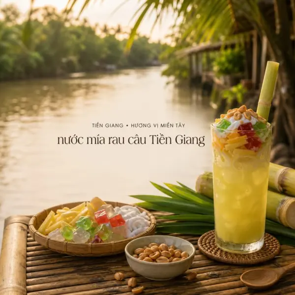 Khám phá nước mía rau câu độc đáo trên đường Yersin