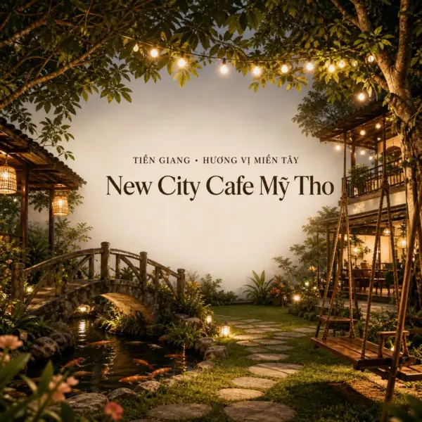 New City Cafe, điểm dừng chân nhiều sắc màu giữa Mỹ Tho