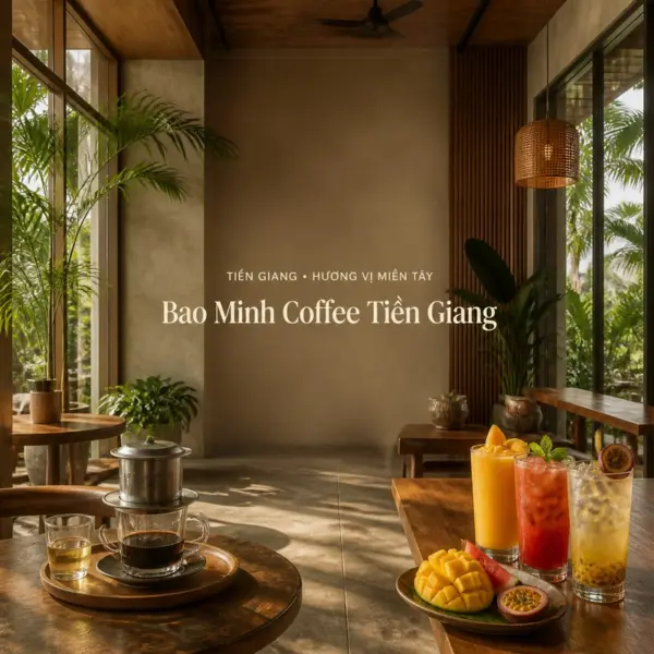Bao Minh Coffee: Điểm hẹn cà phê hiện đại tại Tiền Giang