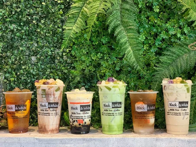 Black and White Milktea Coffee