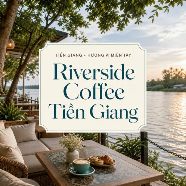 Riverside Coffee và khoảng xanh thư thái giữa lòng Mỹ Tho