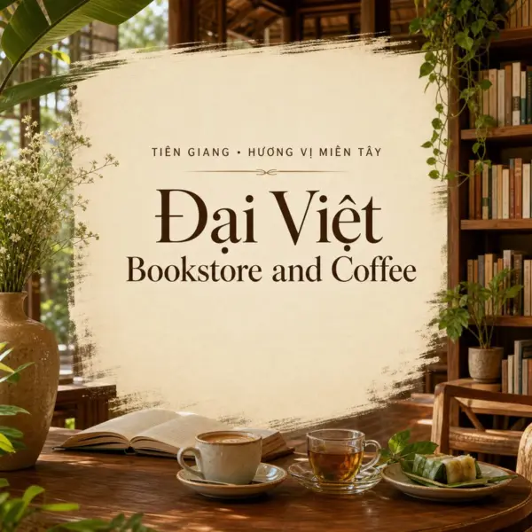 Một khoảng lặng cùng sách và cà phê giữa Mỹ Tho