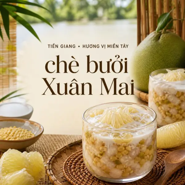 Khám phá vị chè bưởi thanh mát tại Xuân Mai, Mỹ Tho