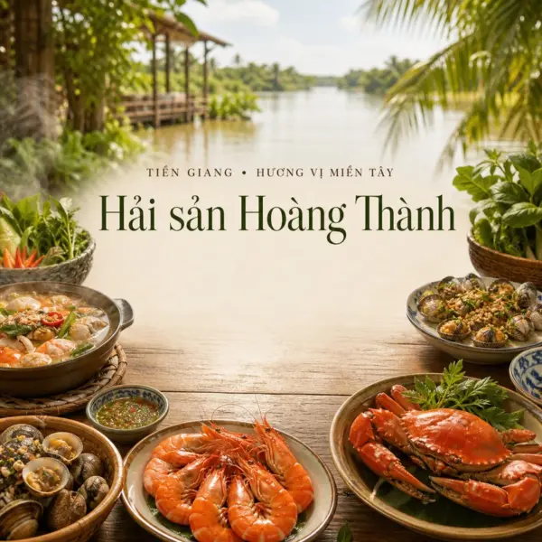 Hải sản Hoàng Thành và trải nghiệm dùng bữa ven sông