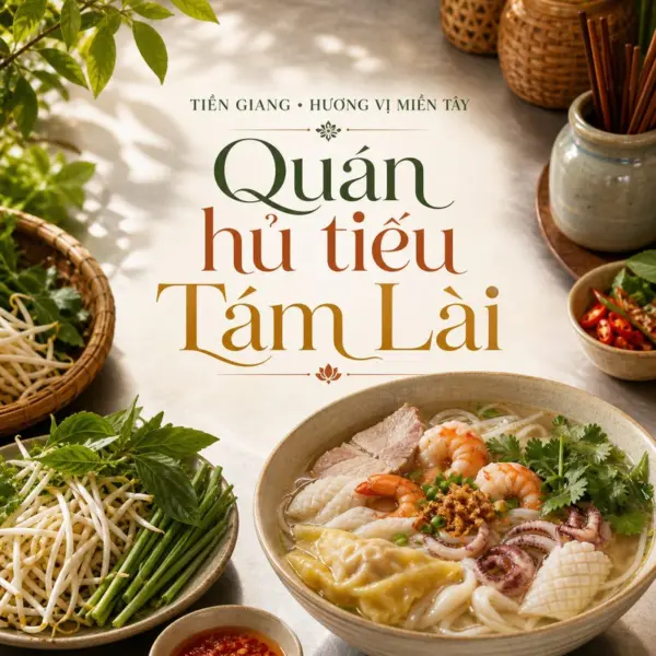 Khám phá hủ tiếu Tám Lài, quán ăn bình dân tại Mỹ Tho