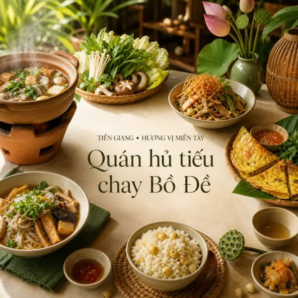 Khám phá thực đơn chay phong phú tại Bồ Đề Quán Mỹ Tho