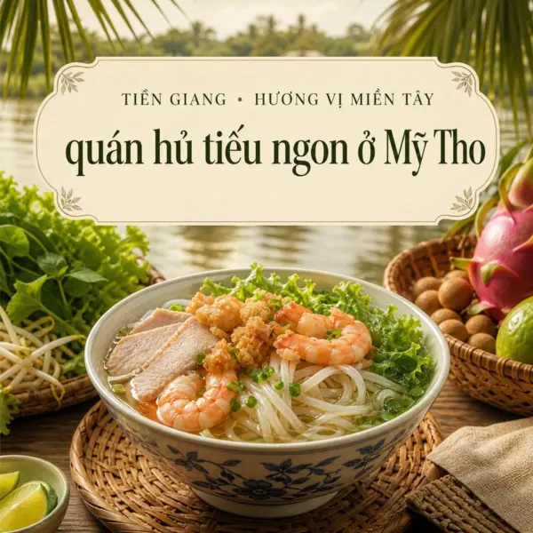 5 địa chỉ thưởng thức hủ tiếu tại Mỹ Tho