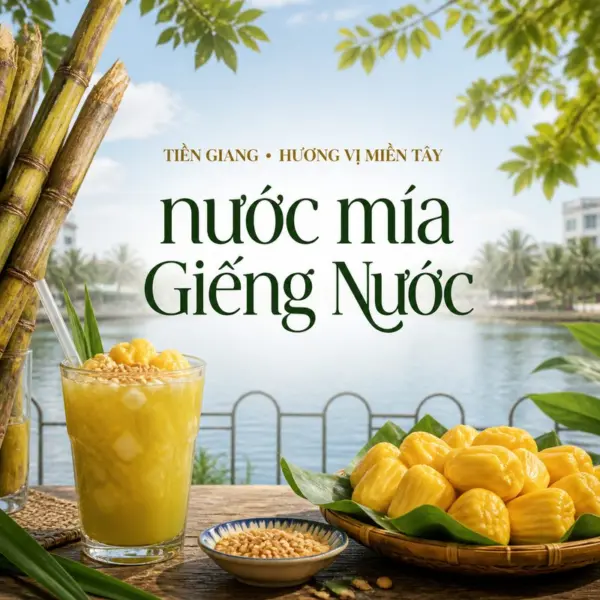 Khám phá ly nước mía rau câu bên hồ Giếng Nước