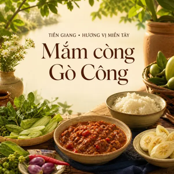 Mắm còng Gò Công, hương vị dân dã bên bờ Cửa Tiểu