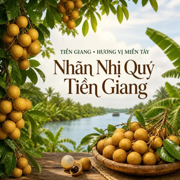 Nhãn Nhị Quý, thức quả ngọt thơm của vùng Tiền Giang
