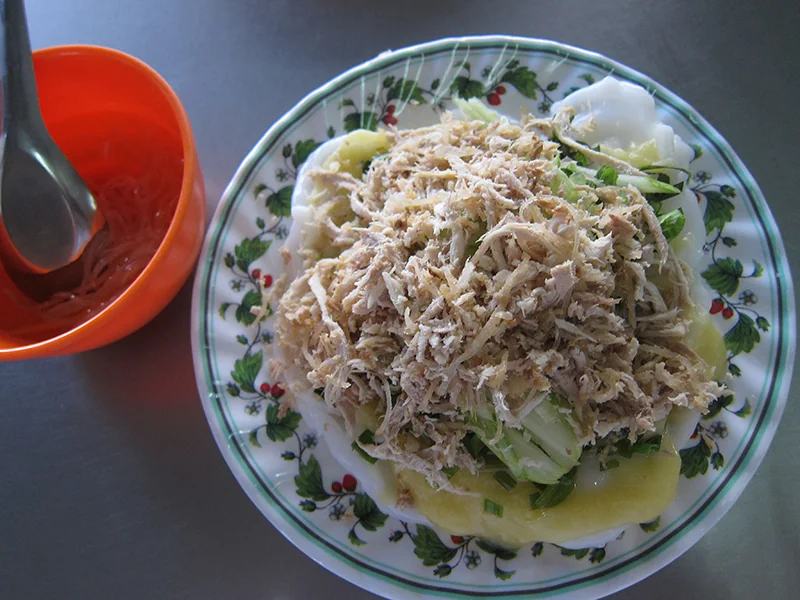Bánh bèo chợ Hàng Bông