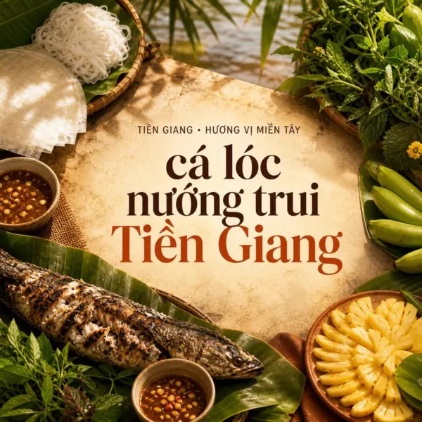 Khám phá cách làm và thưởng thức cá lóc nướng trui Tiền Giang