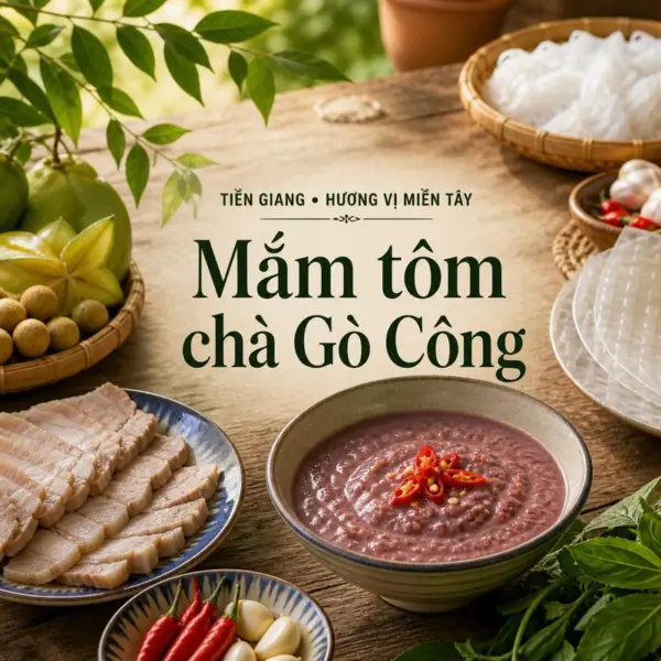 Mắm tôm chà Gò Công và hương vị hơn 200 năm