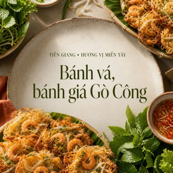Bánh vá, bánh giá Gò Công và nét riêng của món bánh quê