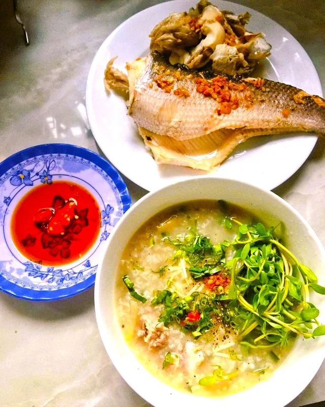 Cháo cá lóc chợ Vòng Nhỏ
