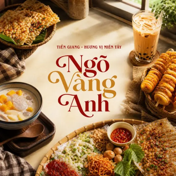 Khám phá Ngõ Vàng Anh, điểm hẹn ăn vặt tại Mỹ Tho