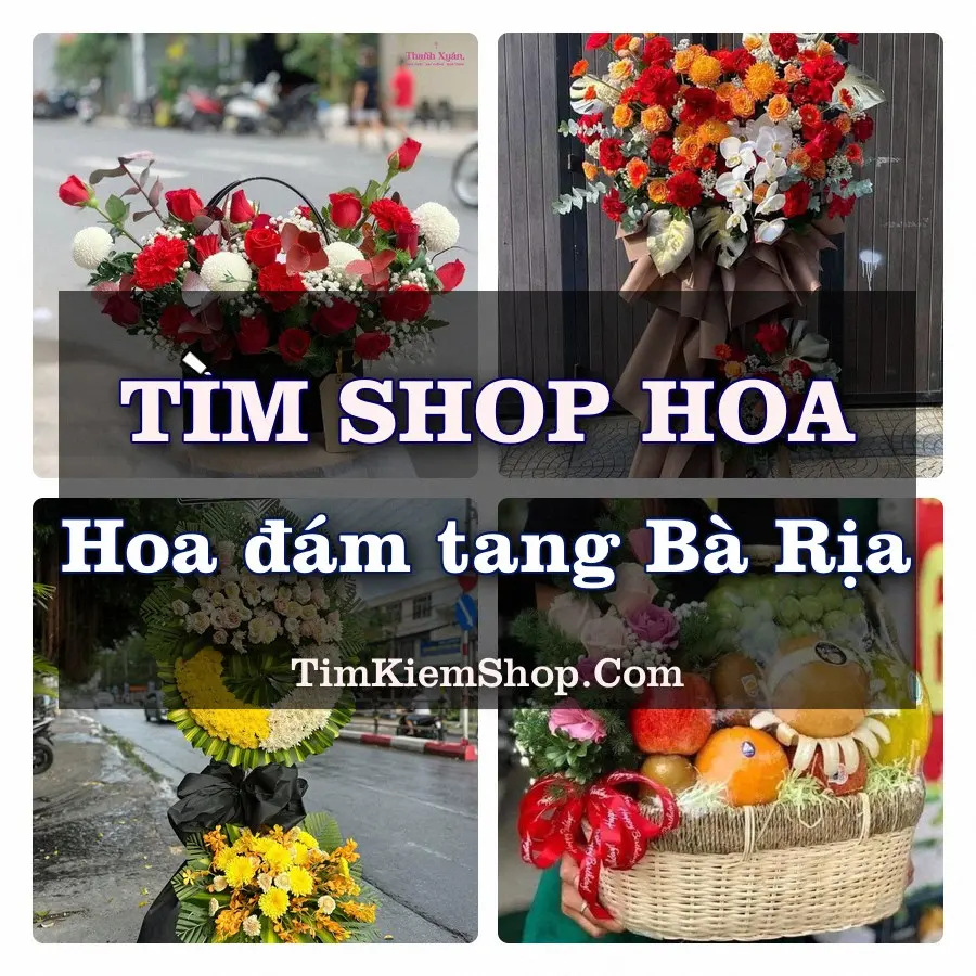 Tìm Shop Đặt Hoa Đám Tang Bà Rịa