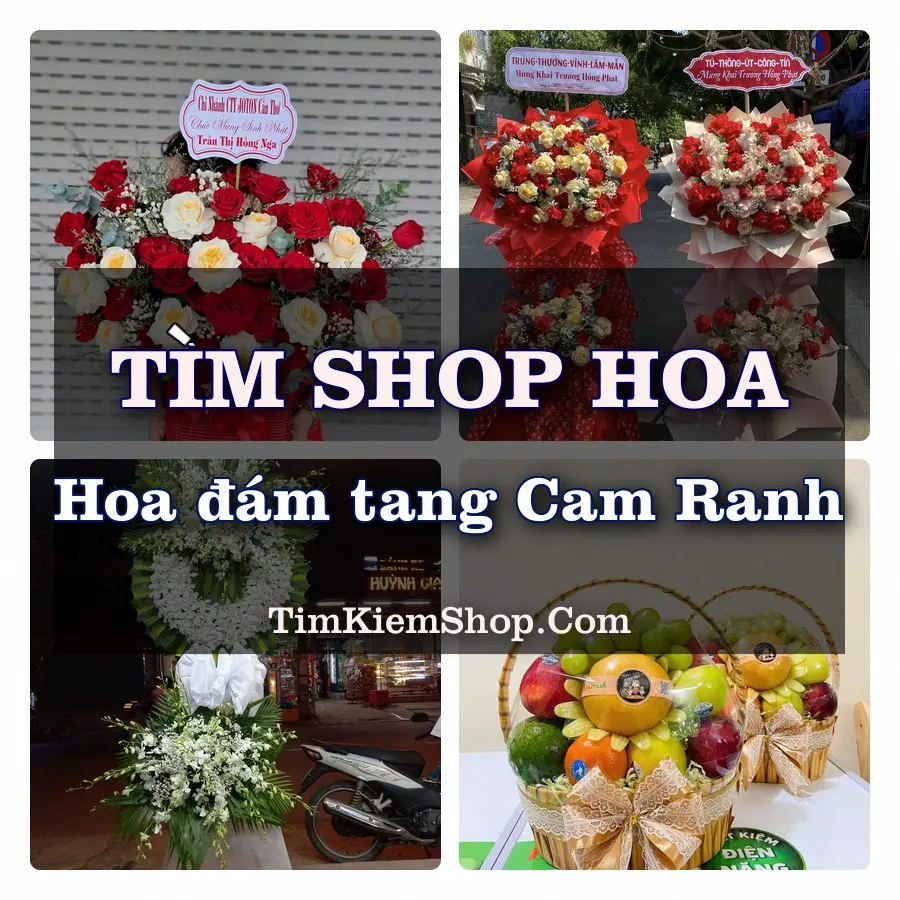 Tìm Shop Đặt Hoa Đám Tang Cam Ranh