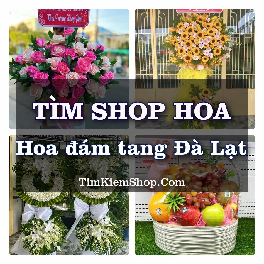 Tìm Shop Đặt Hoa Đám Tang Đà Lạt