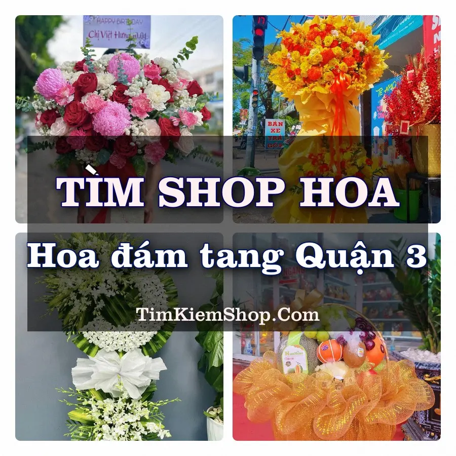 Tìm Shop Đặt Hoa Đám Tang Gần Chùa Vĩnh Nghiêm Quận 3