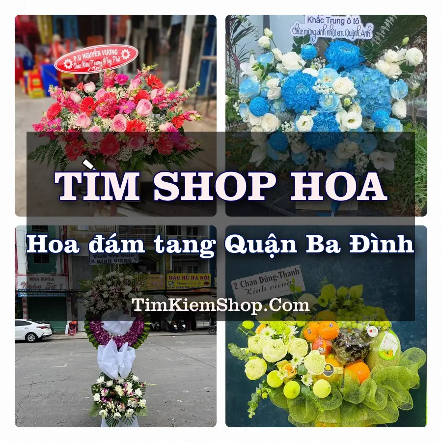 Tìm Shop Đặt Hoa Đám Tang Quận Ba Đình