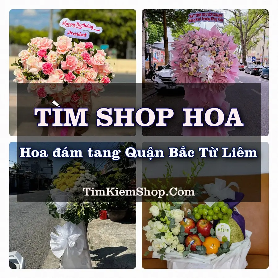 Tìm Shop Đặt Hoa Đám Tang Quận Bắc Từ Liêm