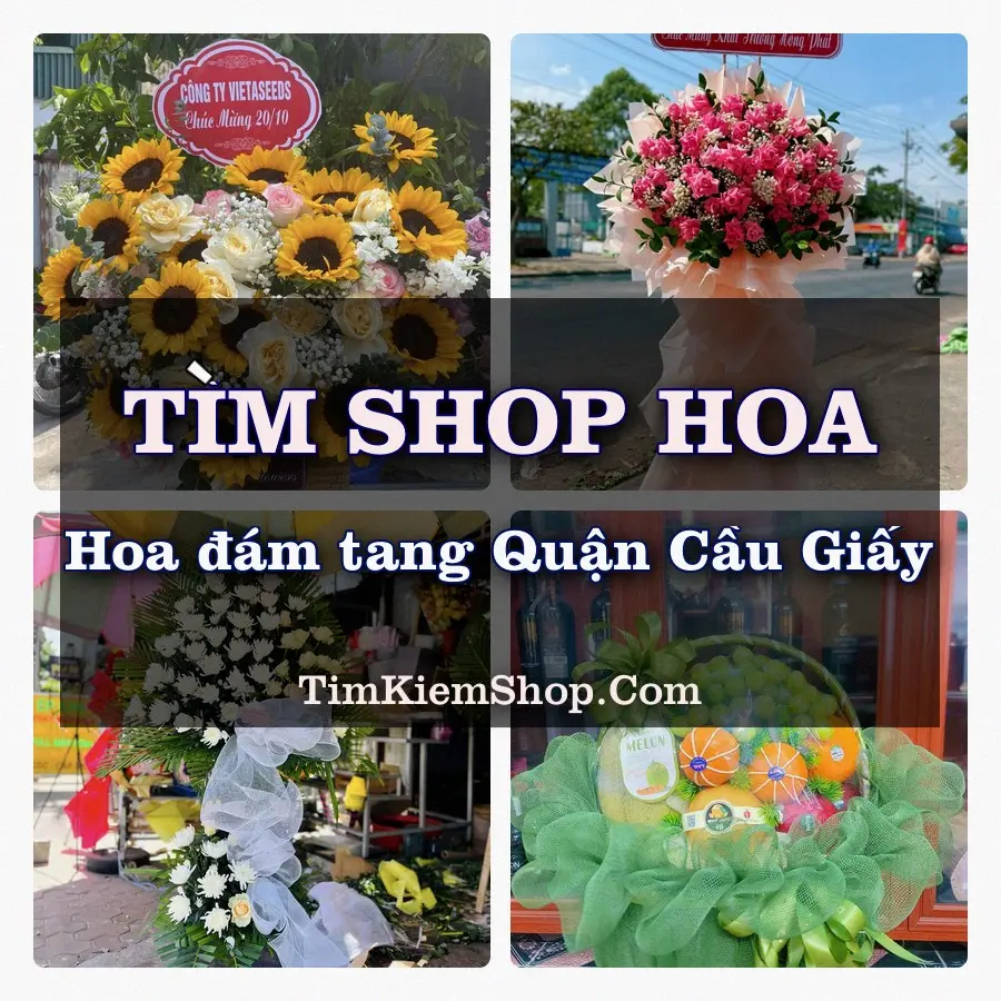 Tìm Shop Đặt Hoa Đám Tang Quận Cầu Giấy
