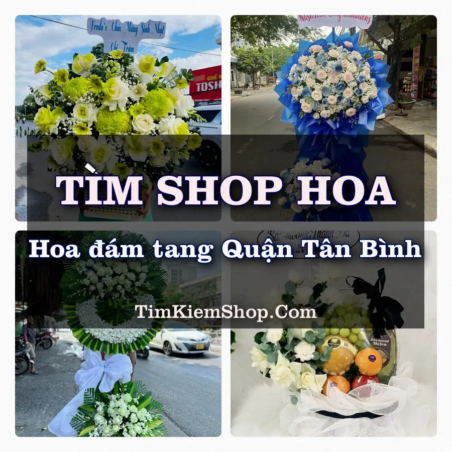 Tìm Shop Đặt Hoa Đám Tang Quận Tân Bình