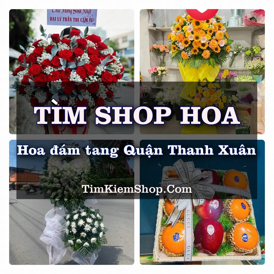 Tìm Shop Đặt Hoa Đám Tang Quận Thanh Xuân
