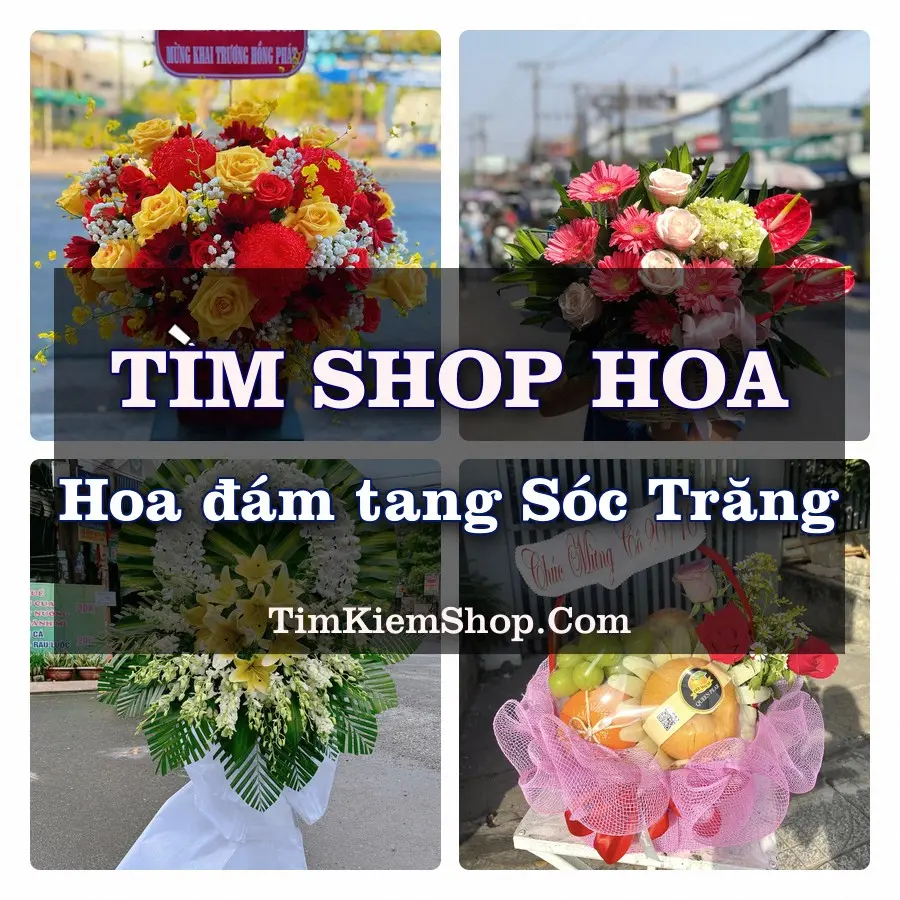 Tìm Shop Đặt Hoa Đám Tang Sóc Trăng