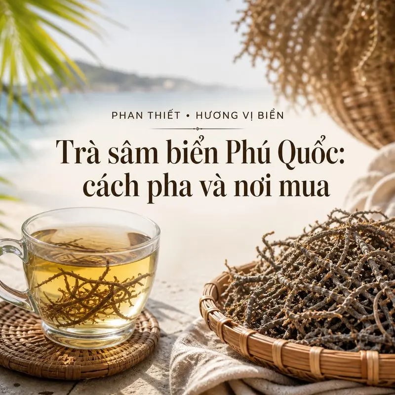 Trà sâm biển Phú Quốc: cách pha và nơi mua
