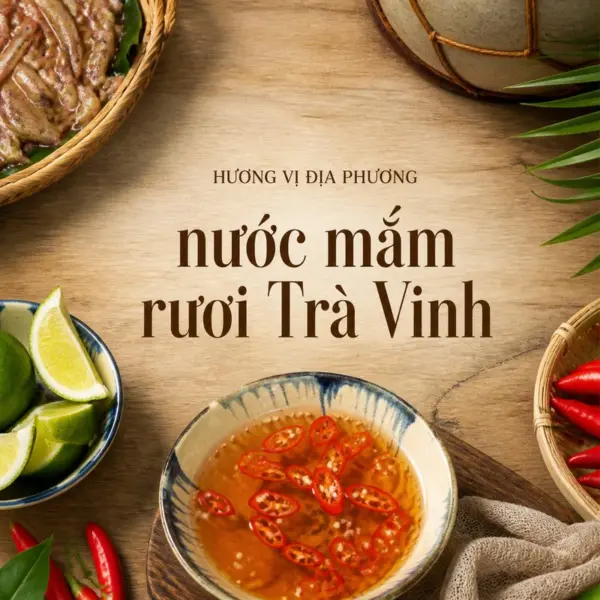 Nước mắm rươi Trà Vinh, vị mặn ngọt của miền biển