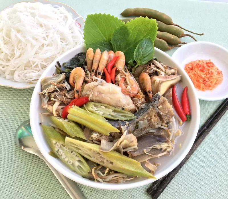 Canh xiêm lo (canh sim lo)