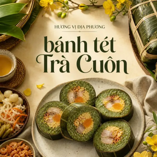 Bánh tét Trà Cuôn và 4 địa chỉ mua tại TP. HCM