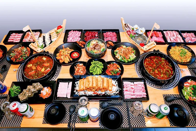 Quán Buffet lẩu nướng Kachu
