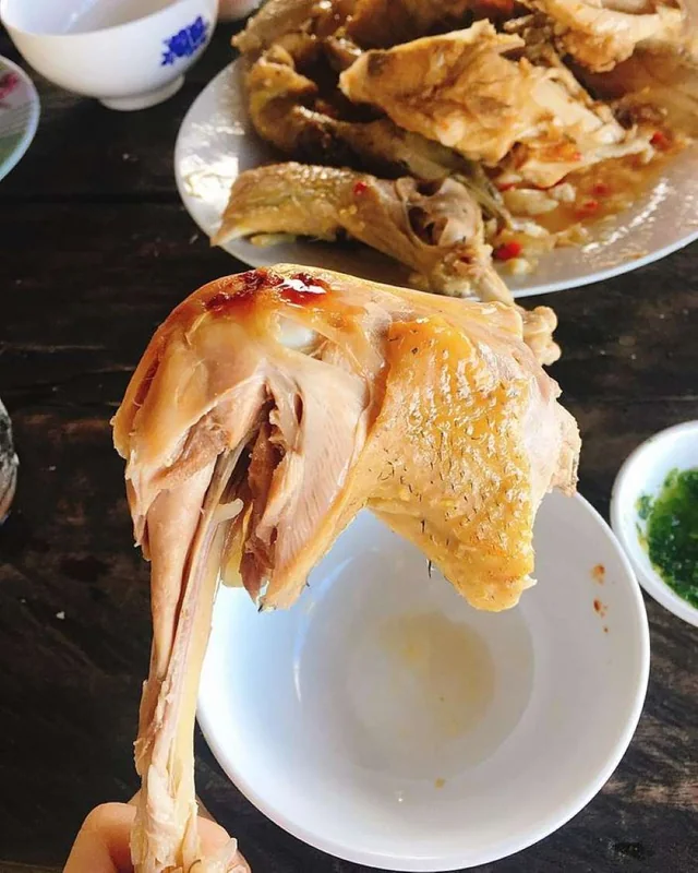 Gà hấp rượu