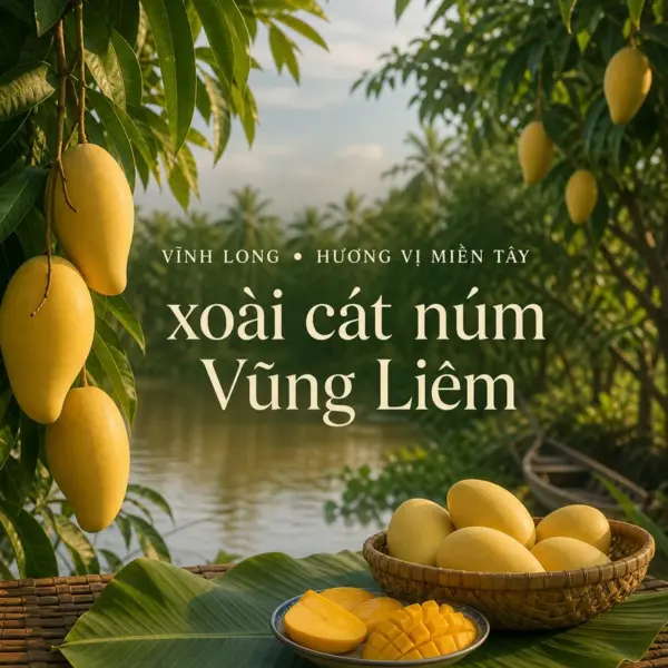 Khám phá xoài cát núm và những vườn xoài lâu năm ở Vũng Liêm