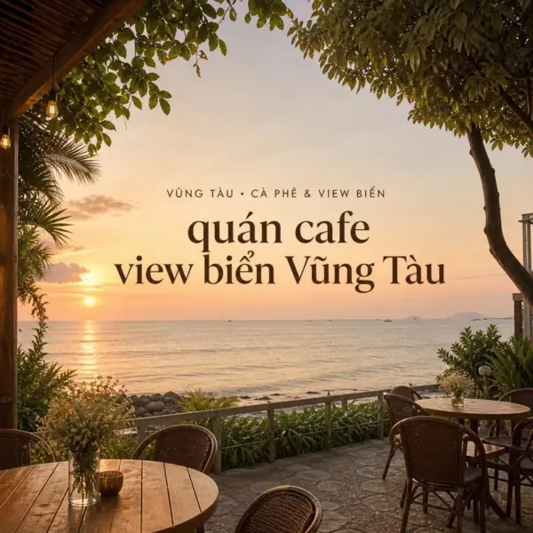 8 quán cà phê ngắm biển và thành phố từ nhiều góc ở Vũng Tàu